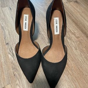 Steve madden black pumps